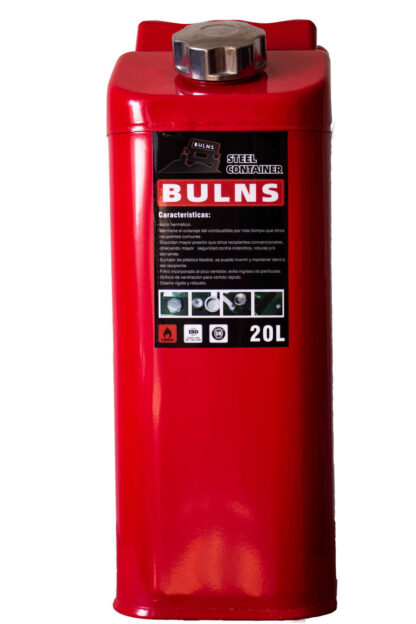 imagen galonera bulns color rojo 20 litros